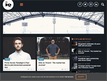 Tablet Screenshot of iq-mag.net